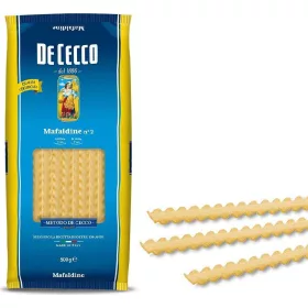   De Cecco Nr. 2 Mafaldine 500g – Italienische Pasta oder Reis Zutat für mediterrane Küche