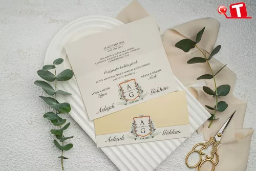 Ekonomik Düğün Davetiyesi 9361 (stk)