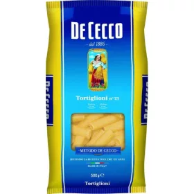   De Cecco Nr. 23 Tortiglioni 500g – Italienische Pasta oder Reis Zutat für mediterrane Küche