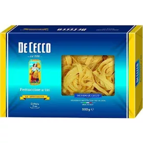   De Cecco Nr. 233 Fettuccine 500g – Italienische Pasta oder Reis Zutat für mediterrane Küche