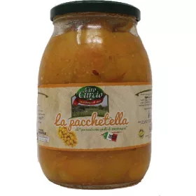   Gelbe Kirschtomate Pacchetella 980g Premium Tomatensauce / Pesto – Mediterrane Küche Sauce