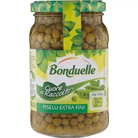   Bonduelle Extra feine Erbsen 330g – Canned Legumes or Vegetables for Salads, Soups and Everyday Cooking