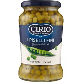   Cirio Kleine Erbsen 370g – Canned Legumes or Vegetables for Salads, Soups and Everyday Cooking