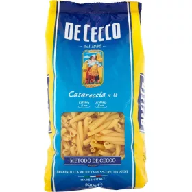   De Cecco Nr. 88 Casarecce Nudeln 500 g – Italienische Pasta oder Reis Zutat für mediterrane Küche