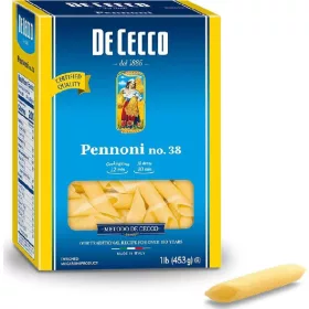   De Cecco 38 Smooth Pennoni 500g – Italienische Pasta oder Reis Zutat für mediterrane Küche