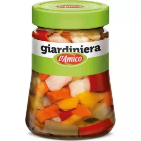   D'Amicogiardiniera 280g – Canned Legumes or Vegetables for Salads, Soups and Everyday Cooking