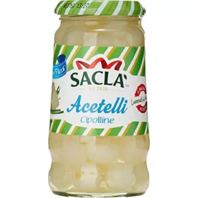  Sacla' Zwiebeln 300g – Canned Legumes or Vegetables for Salads, Soups and Everyday Cooking
