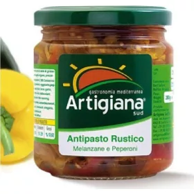   Artigiana Sud Rustikale Vorspeise 280g – Canned Legumes or Vegetables for Salads, Soups and Everyday Cooking