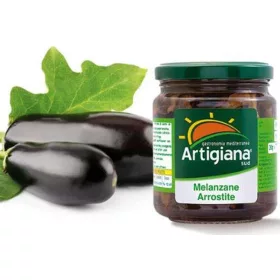   Geröstete Auberginen in Öl von Artigiana Sud, 540g – Canned Legumes or Vegetables for Salads, Soups and Everyday Cooking