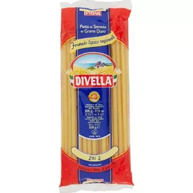   Divella N 2 Regionale Ziti-Nudeln 500g – Italienische Pasta oder Reis Zutat für mediterrane Küche