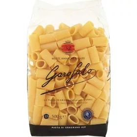   Garofalo Nr. 32 Rigate Mezze Maniche 500g – Italienische Pasta oder Reis Zutat für mediterrane Küche