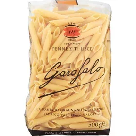   Garofalo Nr. 69 Penne Ziti Smooth 500g – Italienische Pasta oder Reis Zutat für mediterrane Küche
