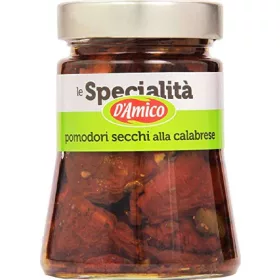  D'Amico Kalabrische sonnengetrocknete Tomaten 280g – Canned Legumes or Vegetables for Salads, Soups and Everyday Cooking