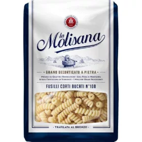   Molisana Nr. 108 Fusilli Wäscheshorts 500g – Italienische Pasta oder Reis Zutat für mediterrane Küche