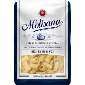   Molisana N 32 Mezzi Rigatoni 500g – Italienische Pasta oder Reis Zutat für mediterrane Küche