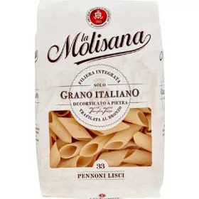   Molisana N 33glatte Pennoni 500g – Italienische Pasta oder Reis Zutat für mediterrane Küche