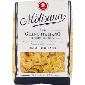   Molisana N 66 Farfalle Rigate 500g – Italienische Pasta oder Reis Zutat für mediterrane Küche