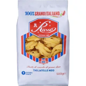  Russo Nr. 111 Nester Spezial-Tagliatelle 500g – Italienische Pasta oder Reis Zutat für mediterrane Küche