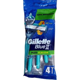   Gillette Blue 2 Slalom Plus 4 Stück – Premium Personal Care Product for Daily Hygiene