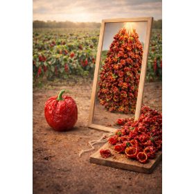 Dried Antep Hot Peppers 1 Bunch (45/50 Pieces)