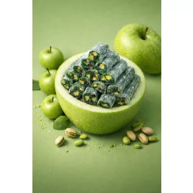 Apfel-Antep-Pistazien-Docht-Lokum 1 kg