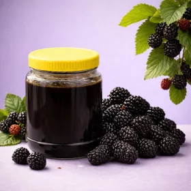   Schwarze Maulbeermelasse (100 % natürlich, ohne Zusatzstoffe) kg