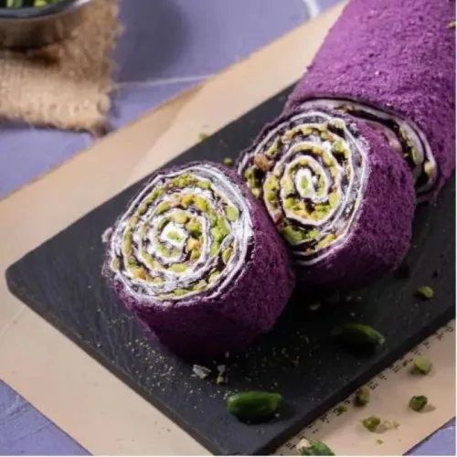 Rollenlokum mit schwarzer Maulbeere und Antep-Pistazien 500 g