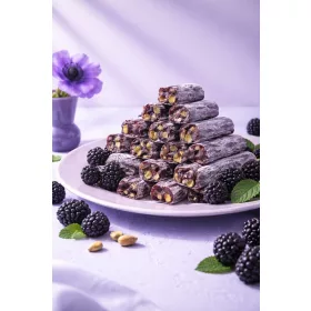 Docht-Lokum mit schwarzer Maulbeere und Antep-Pistazien 1 kg