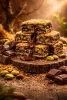 Kadayıf-Baklava-Lokum mit Antep-Pistazien 1 kg