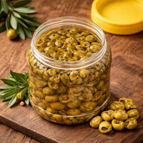 Handgebrochene Nizip-Oliven ohne Kern aus Gaziantep 1 kg