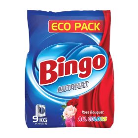   Bingo Toz Deterjan Gül Kokusu 9kg – Güçlü Leke Çıkarıcı, Derinlemesine Temizlik