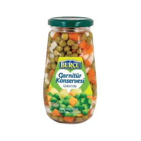   Burcu Gemüsemischung 570 g – Gemüsekonserve für Salat, Beilage & schnelle Küche
