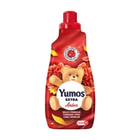  Yumoş Extra Konzentrierter Weichspüler Amber 1440 ml (Langanhaltender Duft, Weiche Wäsche)