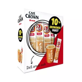   Cafe Crown 2'si 1 arada (10 Stück) – Spezialität in Premium-Qualität für Vorrat & Küche