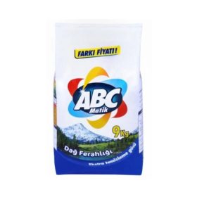   ABC Matik Çamaşır Deterjanı 9 kg – Güçlü Leke Çıkarıcı, Derinlemesine Temizlik