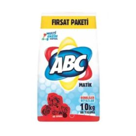   ABC Matik Çamaşır Deterjanı Pembe 10 kg – Güçlü Leke Çıkarıcı, Derinlemesine Temizlik