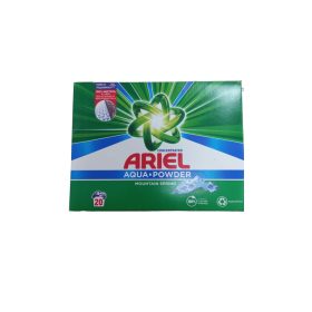   Ariel Aqua Toz Deterjan 20 Yıkama – Güçlü Leke Çıkarıcı, Derinlemesine Temizlik