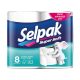 Selpak Süper Soft 8 Rulo – Kalıcı Ferahlık, Yumuşak Dokunuş