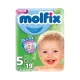 Molfix Babywindeln Größe 5 (19 Stück) – Komfortabler Sitz & zuverlässige Trockenheit
