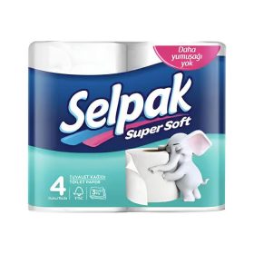   Selpak Süper Soft 4 Rulo – Kalıcı Ferahlık, Yumuşak Dokunuş