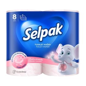   Selpak Tuvalet Kağıdı 8 Rulo – Günlük Kullanım İçin Konforlu Seçim