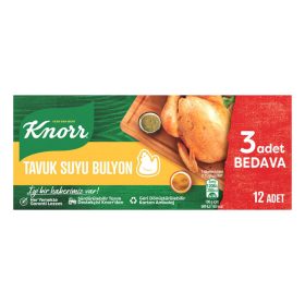   Knorr Chicken Bouillon 12 pcs | Premium Food Product – Authentic Flavor & Kitchen Essential