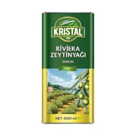   Kristal Natives Olivenöl  4 L (Kaltgepresst, Ohne Zusatzstoffe, Premium Qualität)