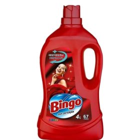   Bingo Çamaşır Deterjanı 4 L – Güçlü Leke Çıkarıcı, Derinlemesine Temizlik