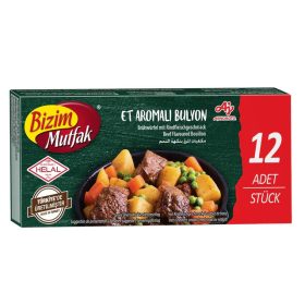   Bizim Mutfak Beef Bouillon 12 pcs | Premium Food Product – Authentic Flavor & Kitchen Essential