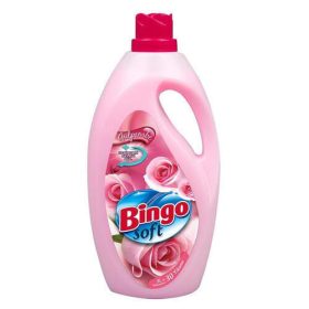   Bingo Soft Gül Pembe Yumuşatıcı 3000 ml – Kumaşlarda Ferah ve Rahat His