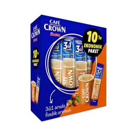   Cafe Crown 3'ü 1 arada (10 Stück) – Spezialität in Premium-Qualität für Vorrat & Küche