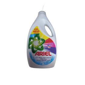  Ariel XXL Mega Paket 70 Yıkama Renkli 2450ml – Güçlü Leke Çıkarıcı, Derinlemesine Temizlik