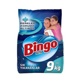   Bingo Çamaşır Deterjanı 9 kg – Kir ve Lekelere Karşı Etkili Temizlik