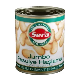   Sera vorgekocht Kuru Bohnen 800 g – Bohnen für Eintopf, Salat & Vorratsküche